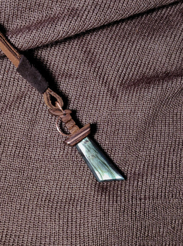 Greenish-blue Labradorite Sword pendant from The Craftsman collection