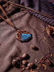 Carved Labradorite pendant from The Craftsman collection