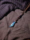 Blue Labradorite Sword pendant from The Craftsman collection