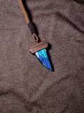 Blue Labradorite Tooth pendant from The Craftsman collection